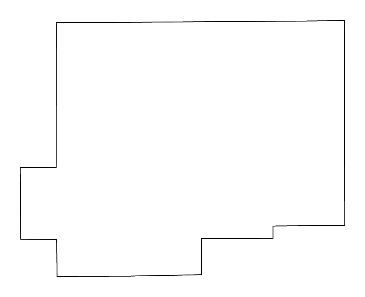 Mapa de contorno de Putnam, Ohio con ríos.