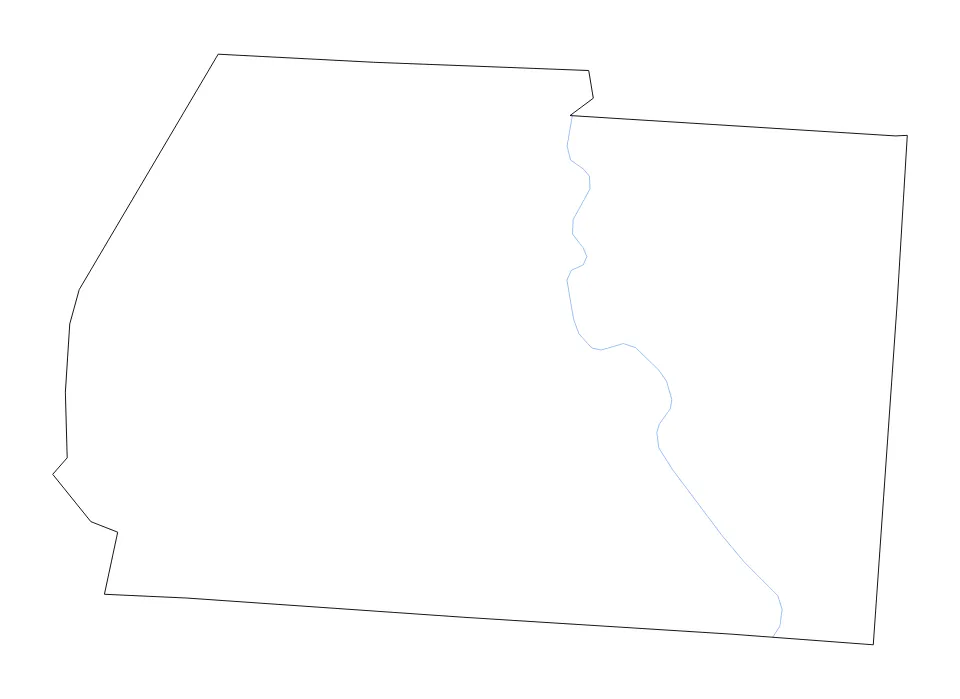 Ross outline map preview