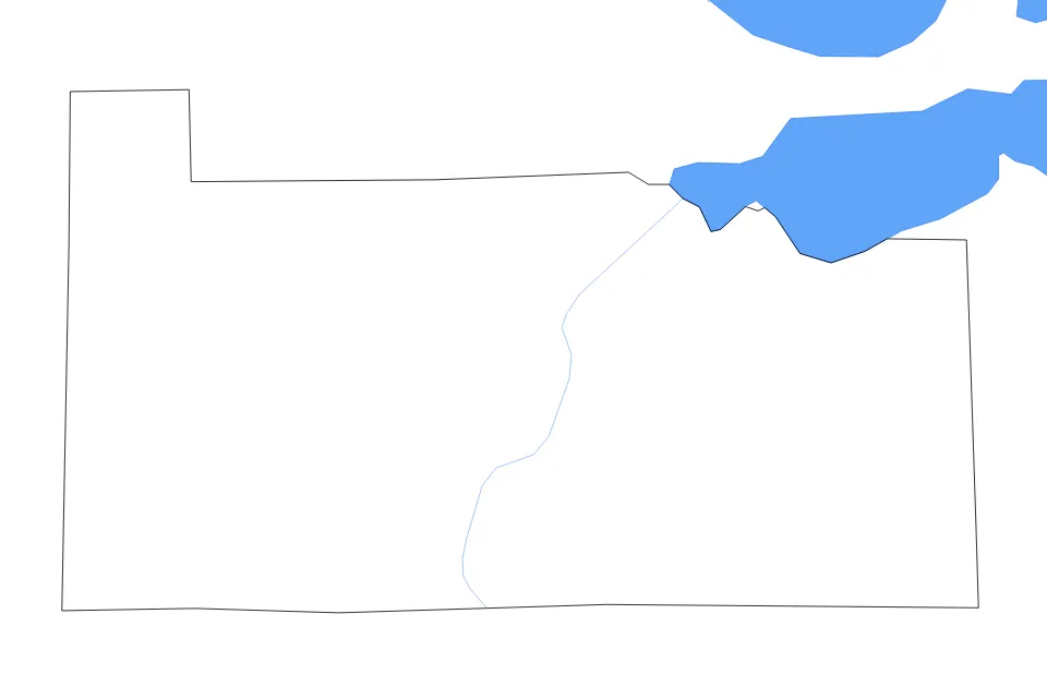 Sandusky outline map preview