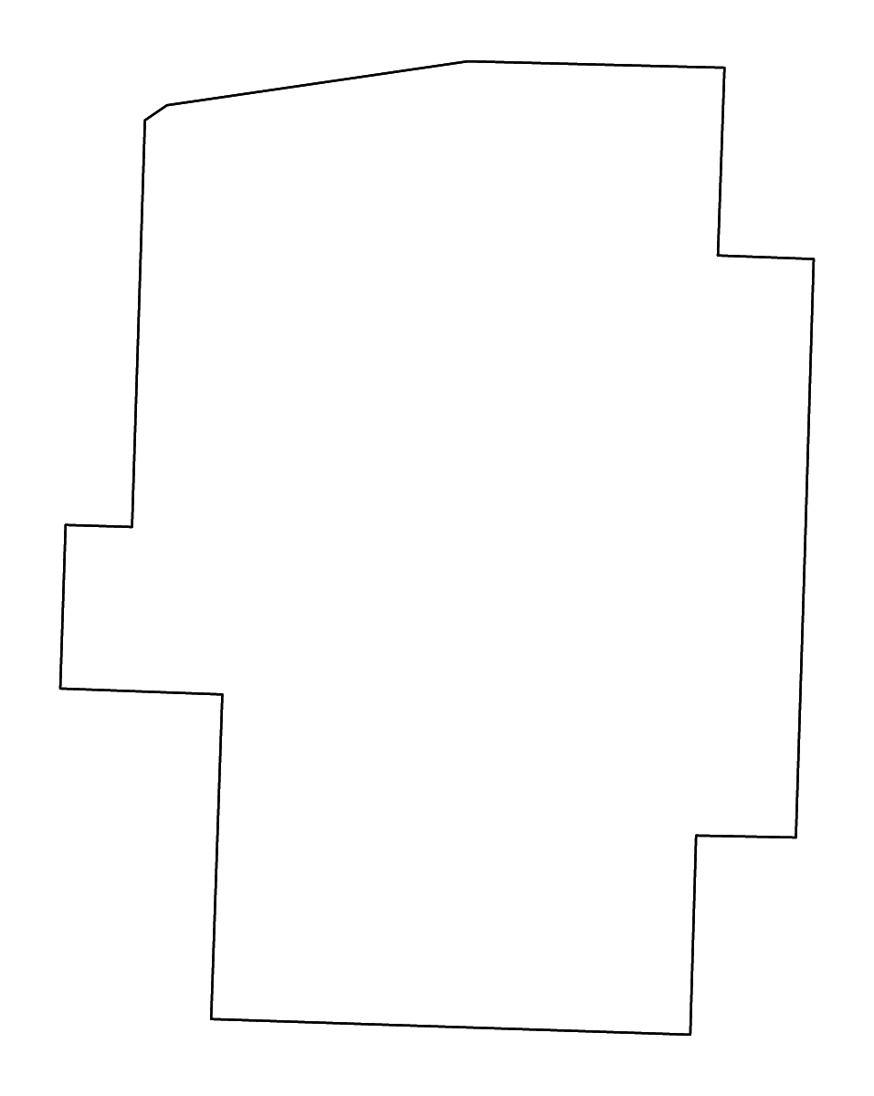 Mapa de contorno de Tuscarawas, Ohio con ríos.