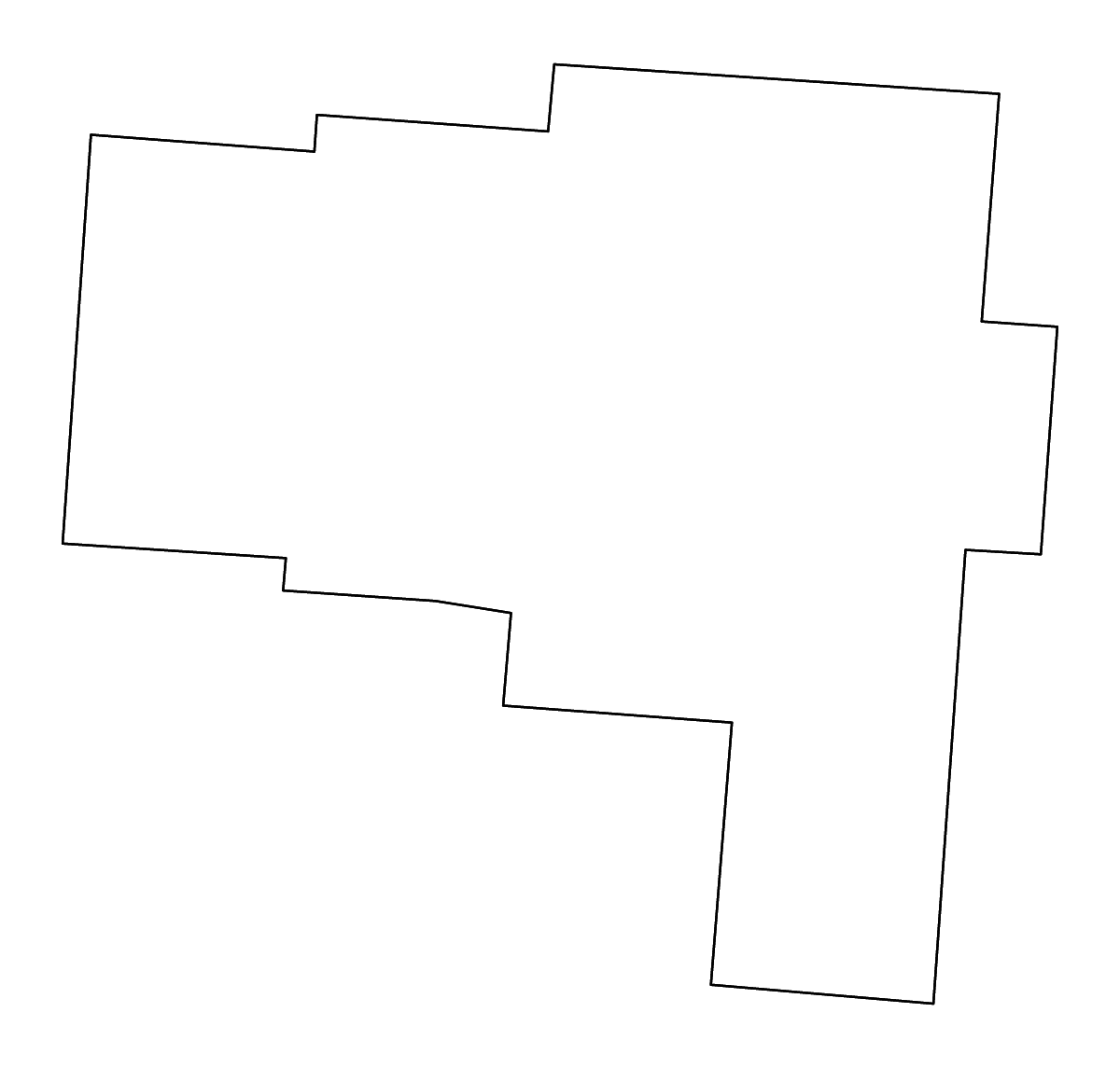 Mapa de contorno de Vinton, Ohio con ríos.