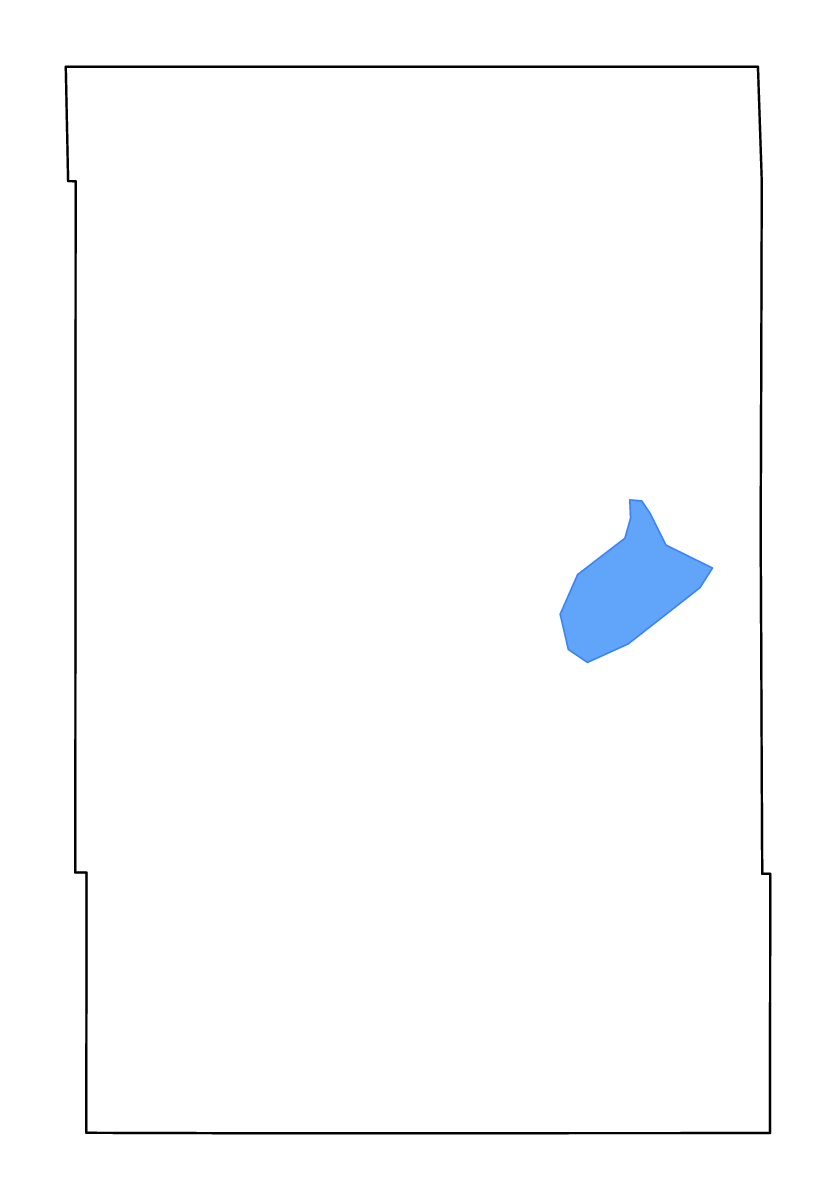 Mapa de contorno de Alfalfa, Oklahoma con lagos y ríos.