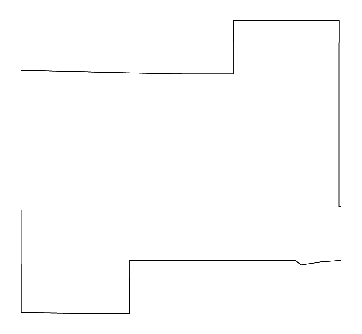 Mapa de contorno de Beckham, Oklahoma con ríos.
