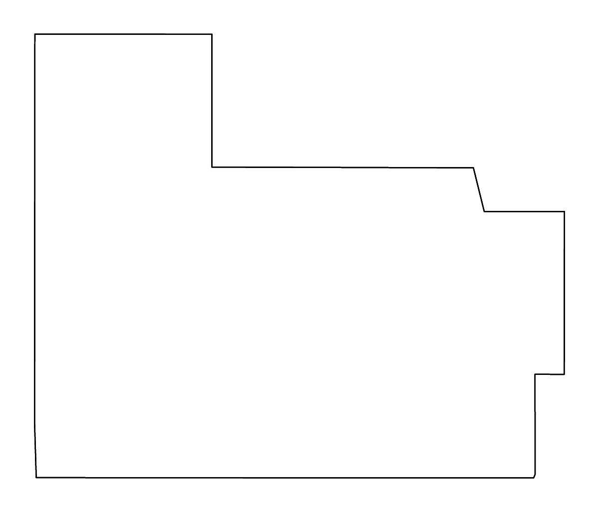 Mapa de contorno de Carter, Oklahoma con ríos.