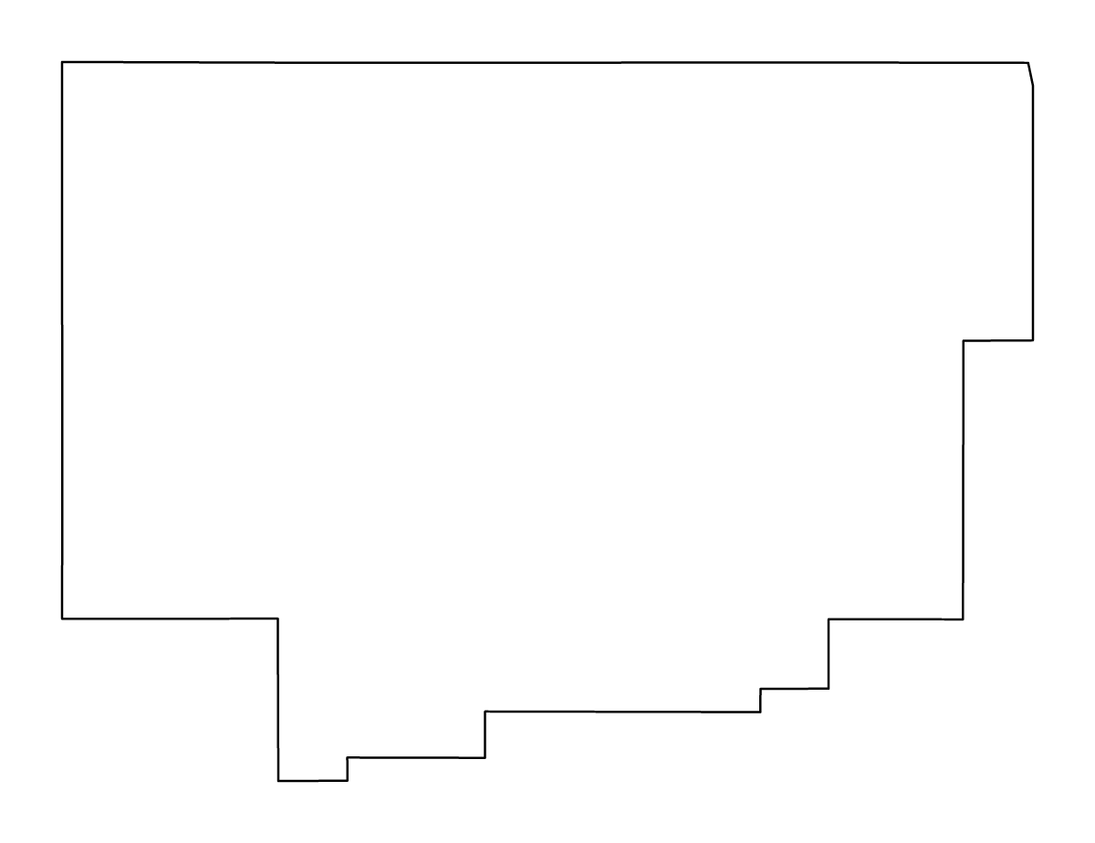 Mapa de contorno de Comanche, Oklahoma.