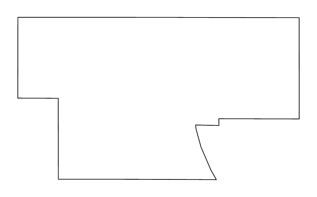 Carte de contour de Garvin, Oklahoma avec rivières.