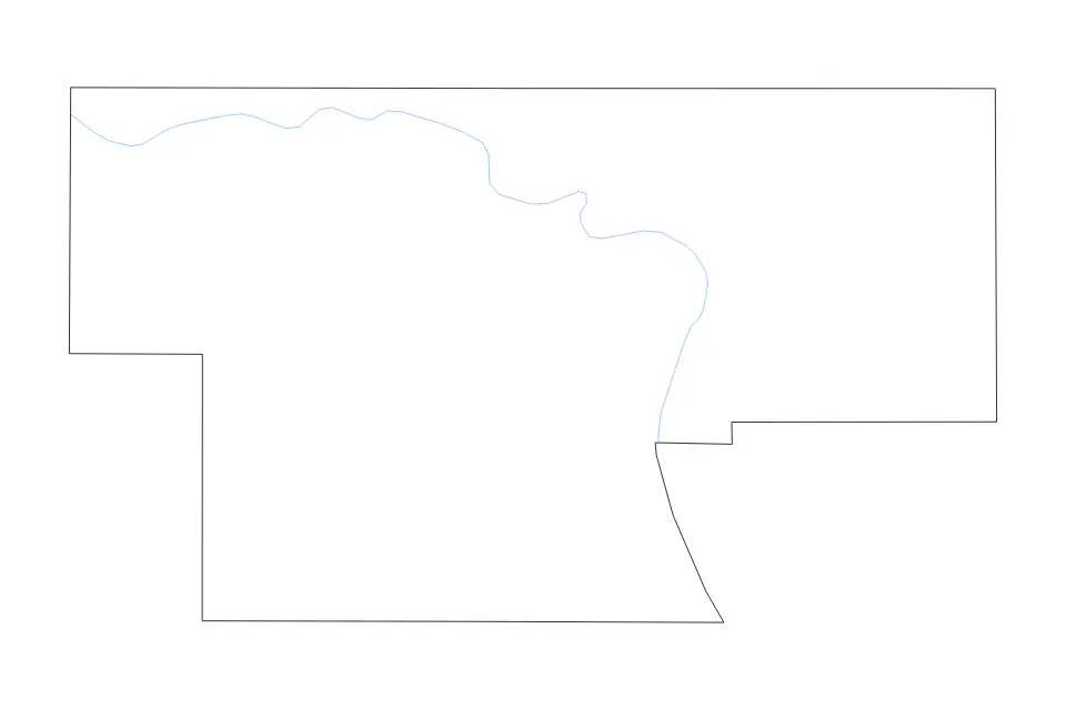 Mapa de Garvin, Oklahoma de tipo contorno y ríos para América del Norte, con contorno y ríos con límites limpios.