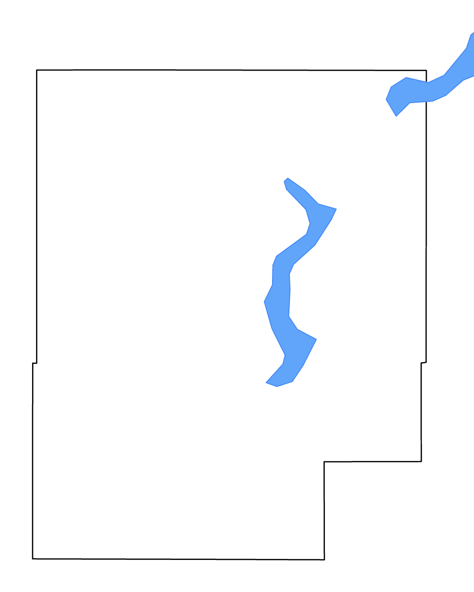 Mapa de contorno de Mayes, Oklahoma con lagos y ríos.
