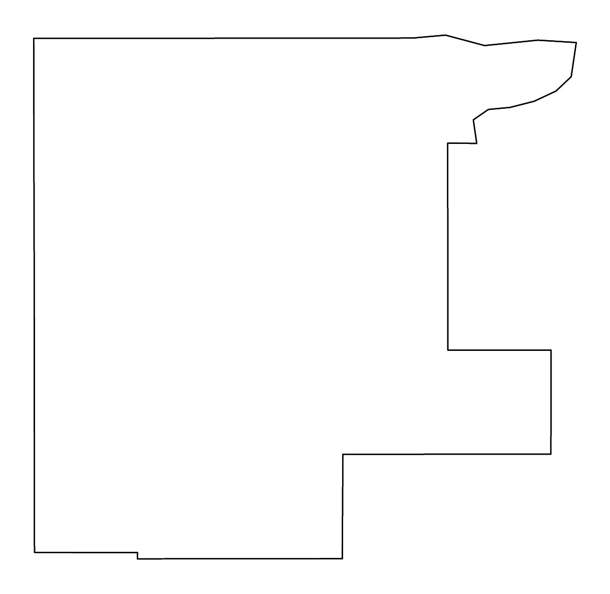 Mapa de contorno de Noble, Oklahoma con ríos.