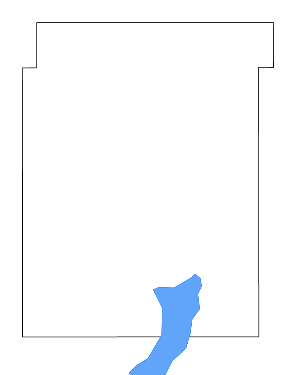 Carte de contour de Nowata, Oklahoma avec lacs et rivières.