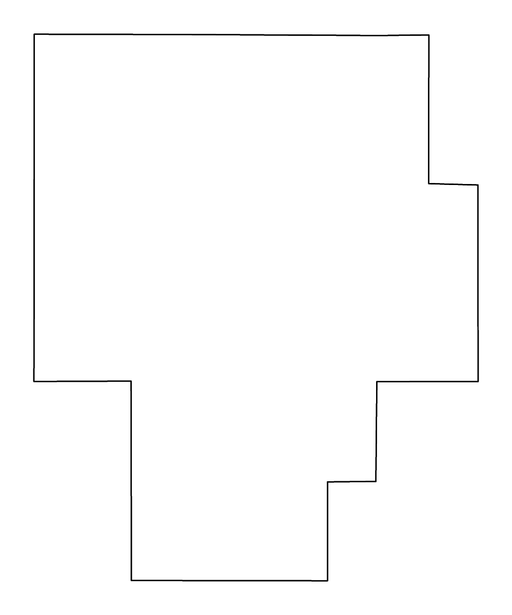 Mapa de contorno de Okmulgee, Oklahoma con ríos.
