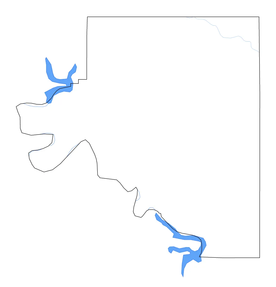 Osage outline map preview