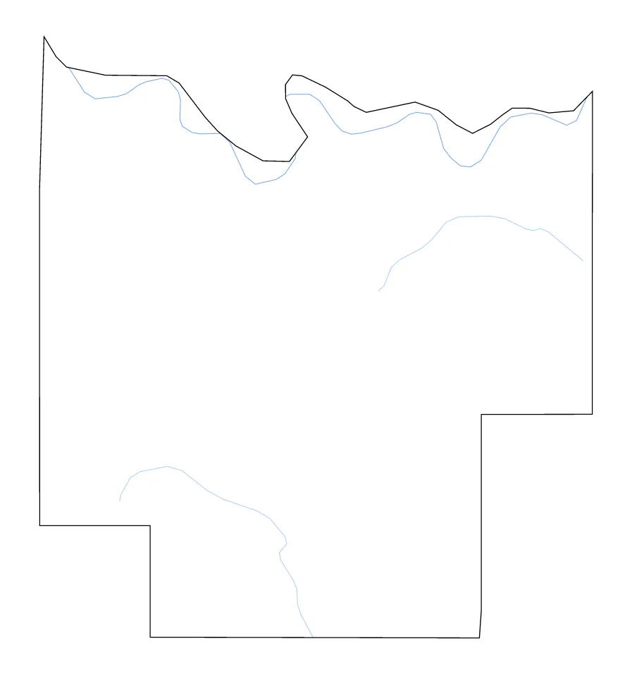 Pontotoc outline map preview