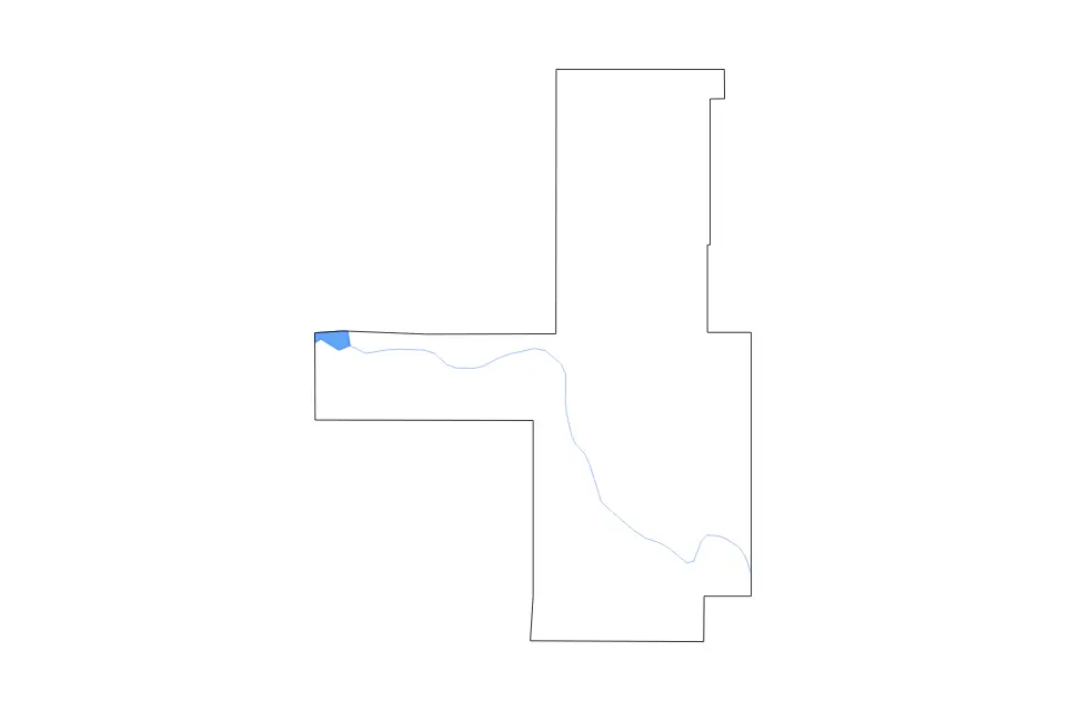 Outline map of Tulsa County, Oklahoma with subdivision borders and major lakes and rivers.