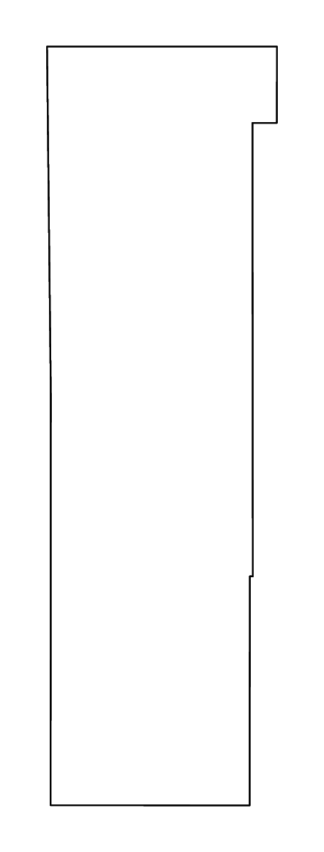 Mapa de contorno de Washington, Oklahoma con ríos.