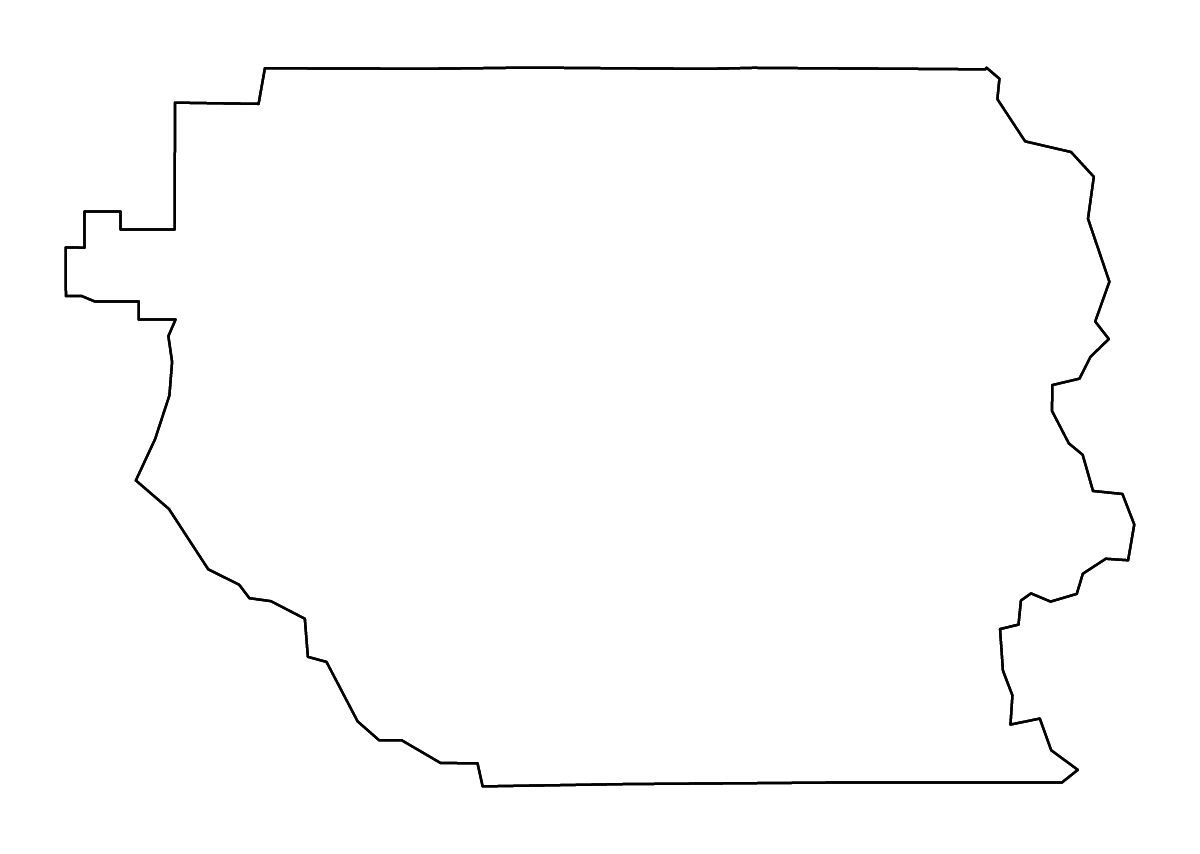 Mapa de contorno de Clackamas, Oregon con ríos.