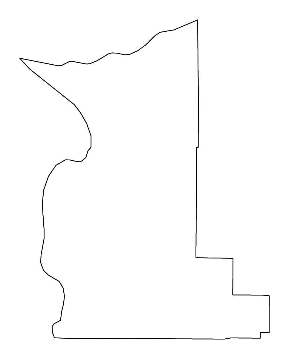 Mapa de contorno de Gilliam, Oregon con ríos.