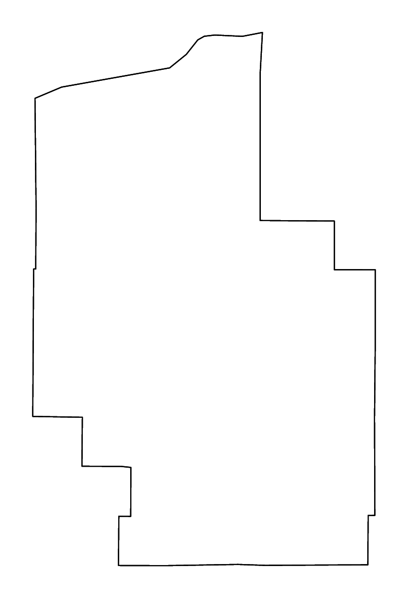 Mapa de contorno de Morrow, Oregon con ríos.