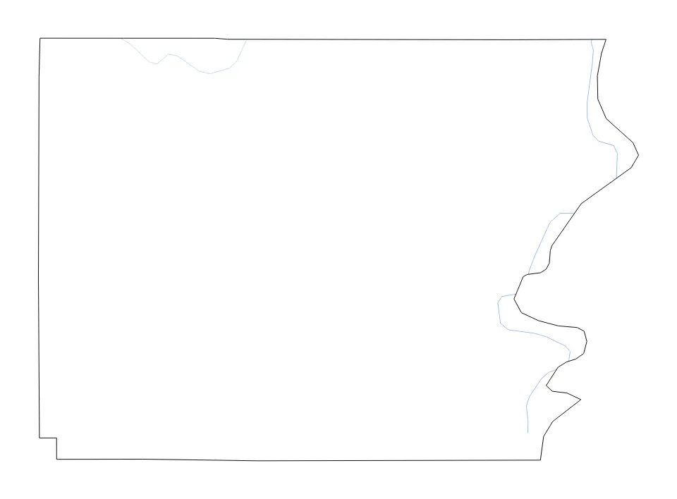Polk outline map preview
