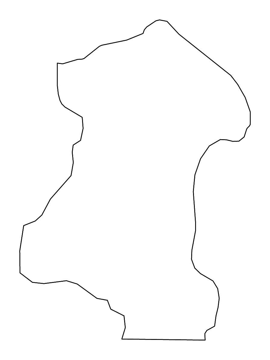 Mapa de contorno de Sherman, Oregon con ríos.