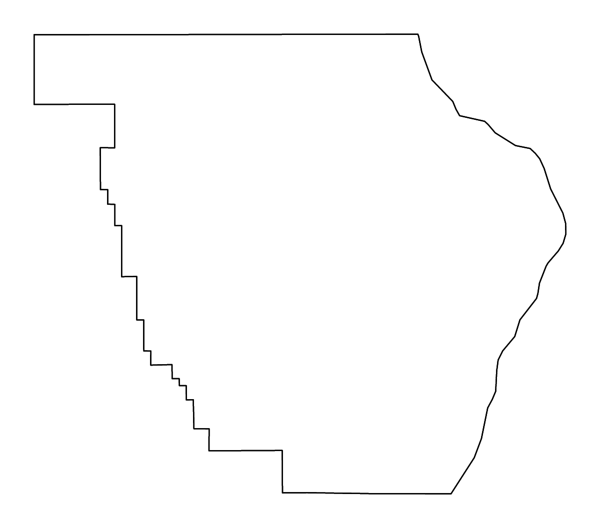 Mapa de contorno de Wallowa, Oregon con ríos.