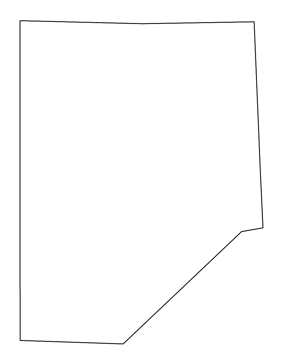 Mapa de contorno de Beaver, Pennsylvania con ríos.