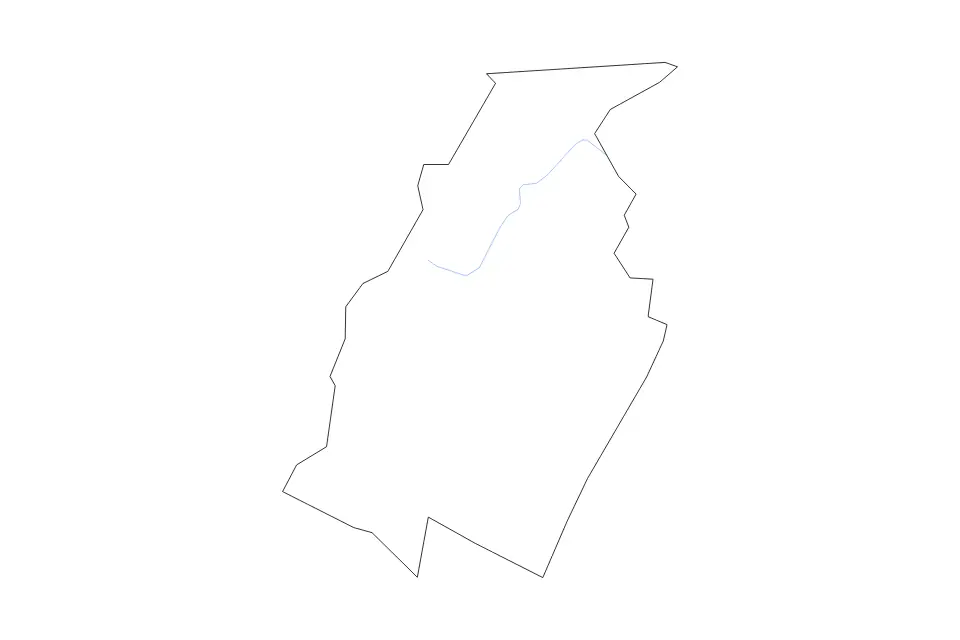 Mapa de Blair, Pennsylvania de tipo contorno y ríos para América del Norte, con contorno y ríos con límites limpios.