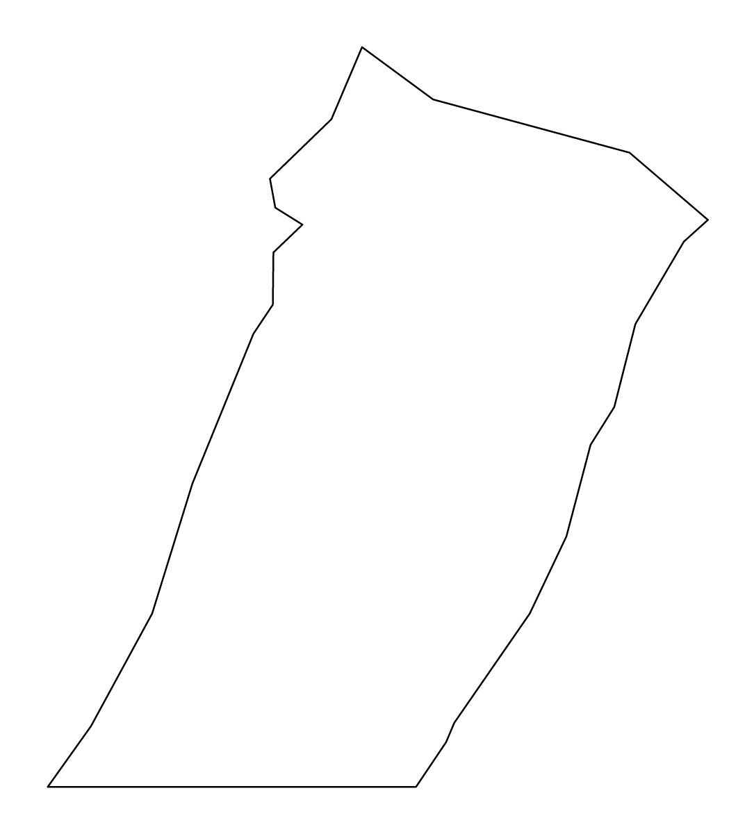 Mapa de contorno de Fulton, Pennsylvania.