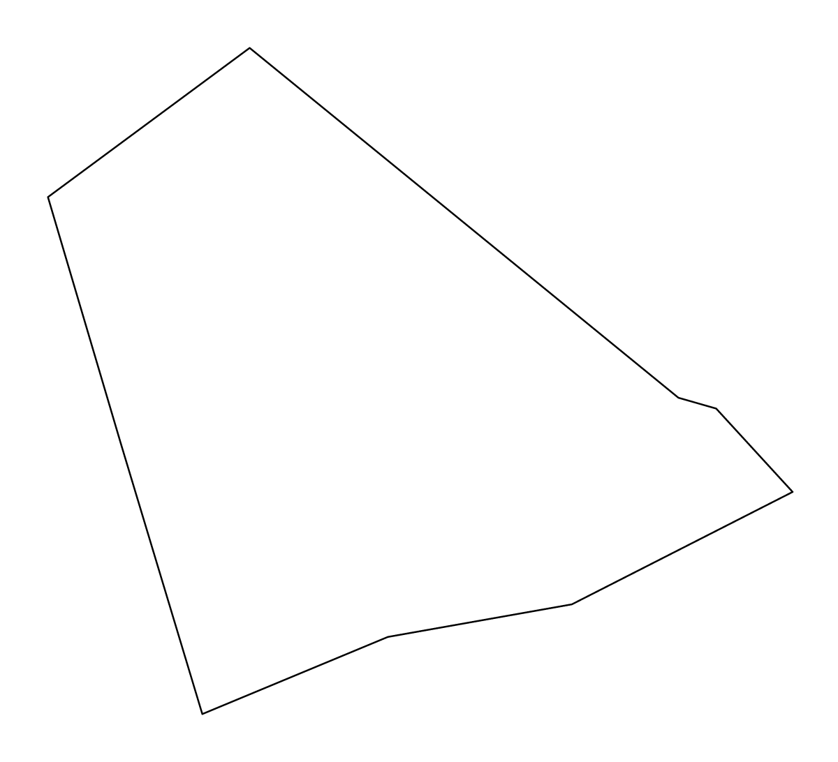Mapa de contorno de Lebanon, Pennsylvania.
