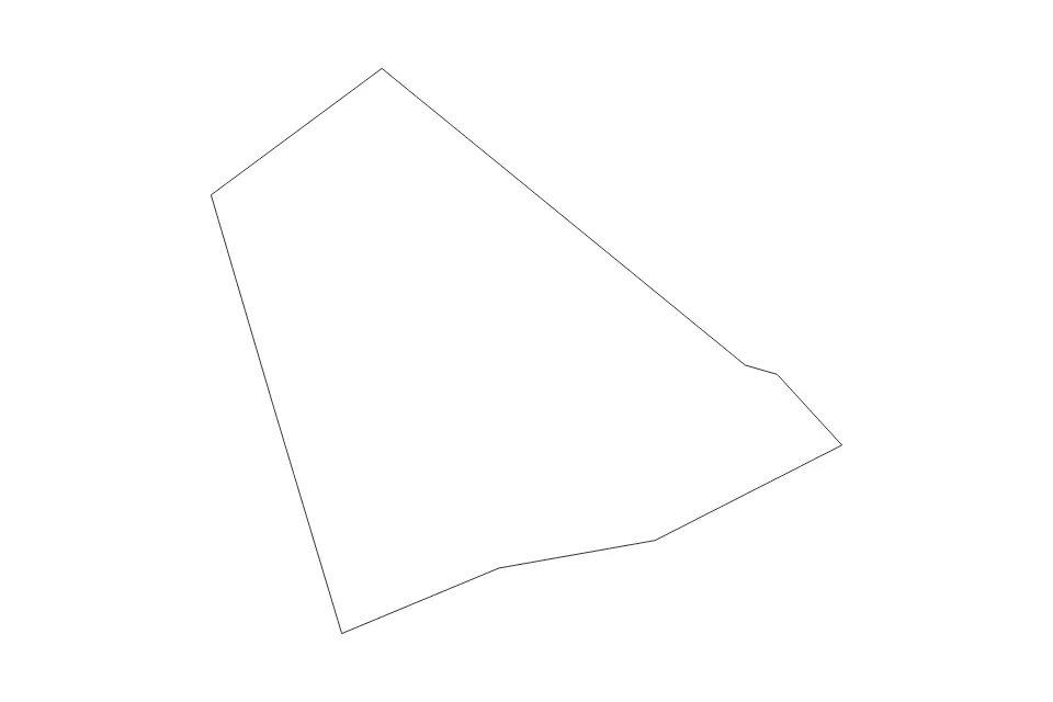 Outline map of Lebanon County, Pennsylvania with subdivision borders.