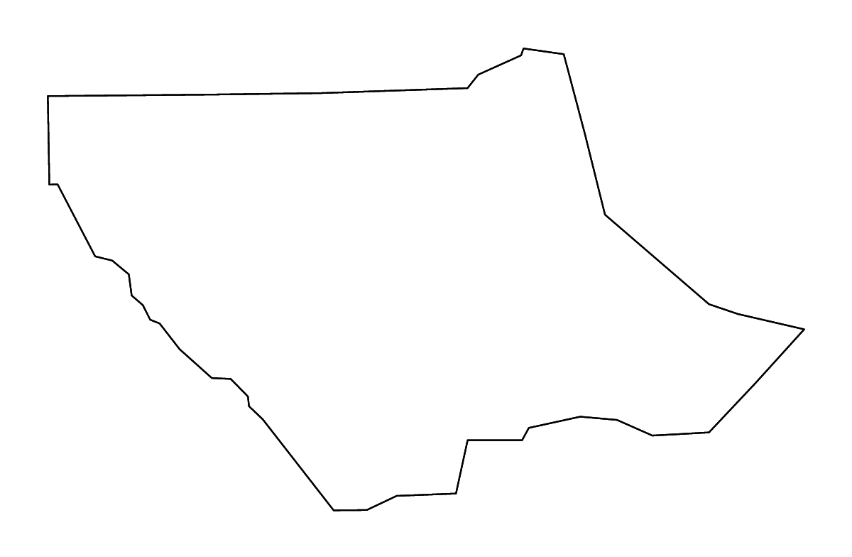 Mapa de contorno de Lycoming, Pennsylvania con ríos.