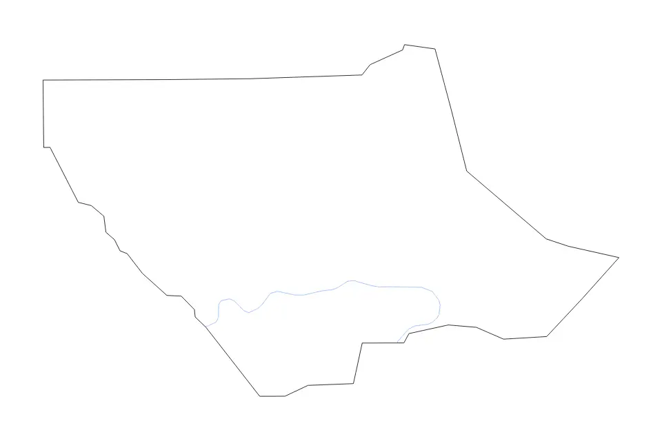 Mapa de Lycoming, Pennsylvania de tipo contorno y ríos para América del Norte, con contorno y ríos con límites limpios.