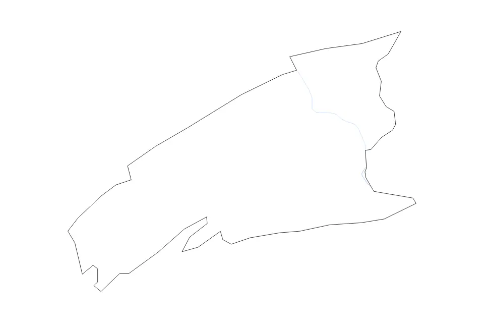 Mapa de Perry, Pennsylvania de tipo contorno y ríos para América del Norte, con contorno y ríos con límites limpios.
