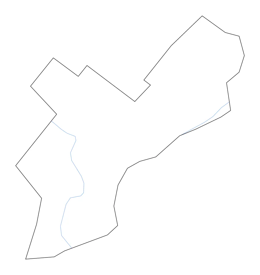 Philadelphia outline map preview