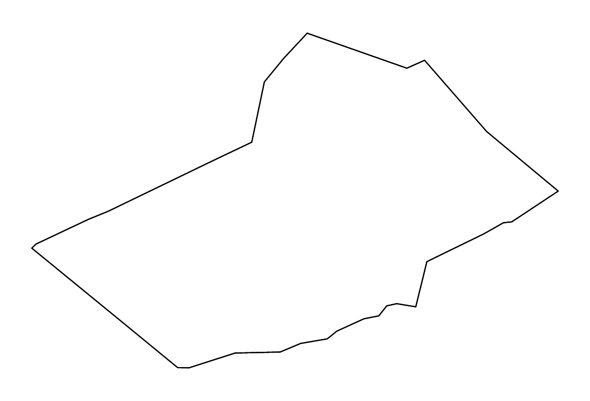 Mapa de contorno de Schuylkill, Pennsylvania con ríos.