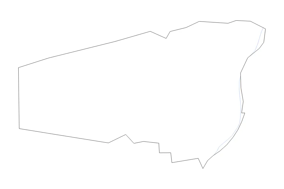 Carte de Snyder, Pennsylvania de type contour et rivières pour Amérique du Nord, montrant contour et rivières avec des limites nettes.
