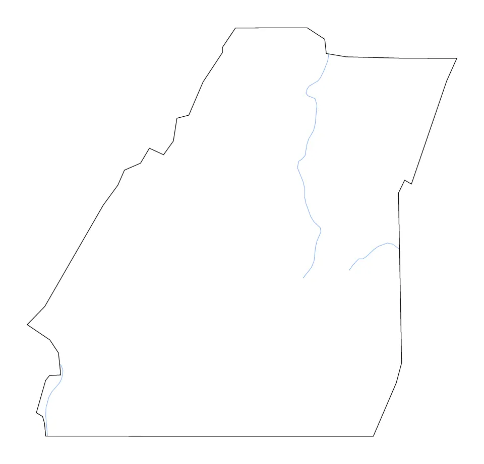 Somerset outline map preview