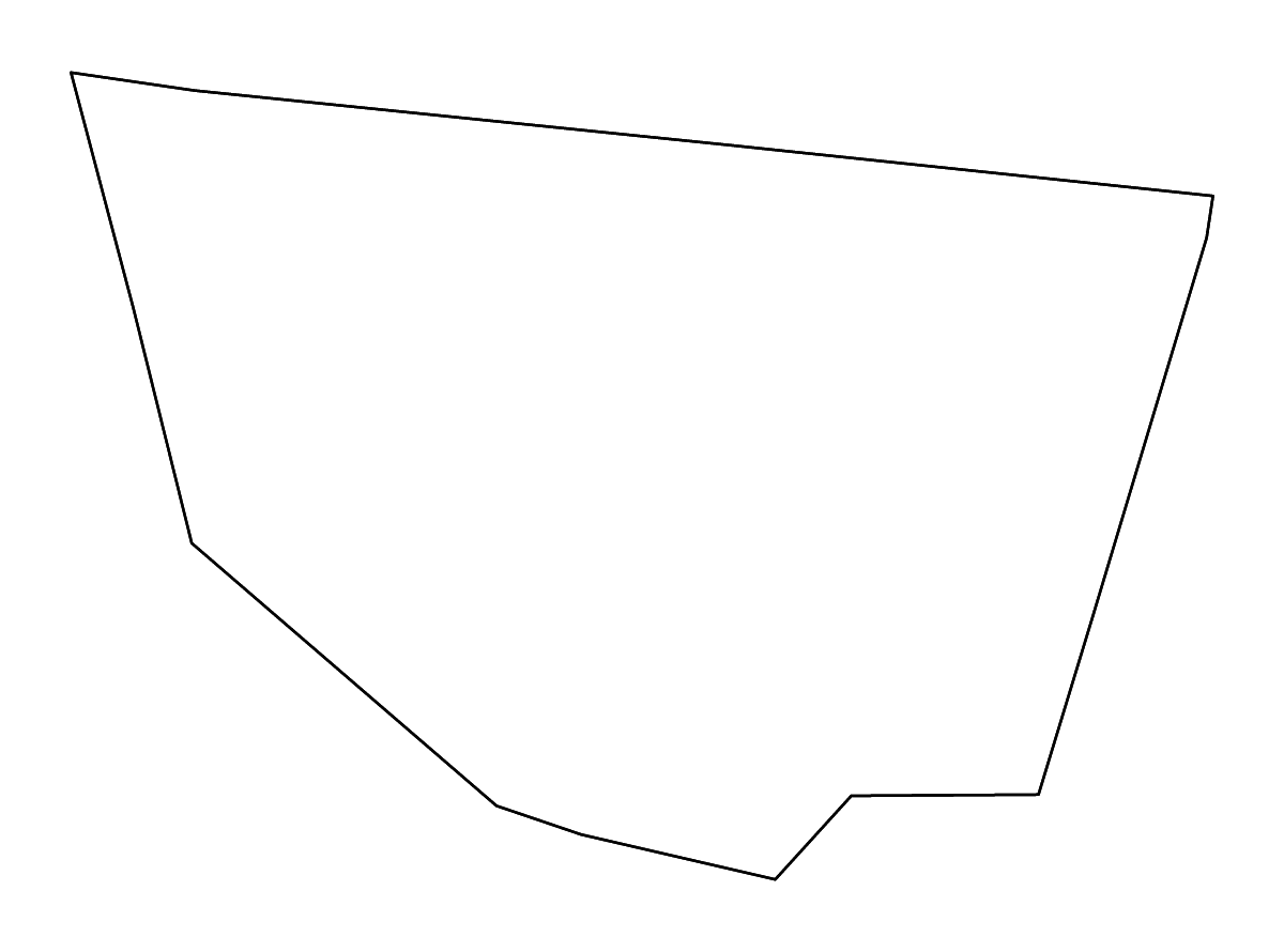 Mapa de contorno de Sullivan, Pennsylvania con ríos.