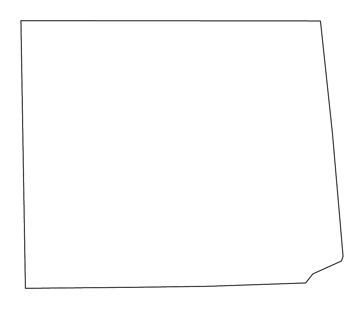 Mapa de contorno de Tioga, Pennsylvania con ríos.