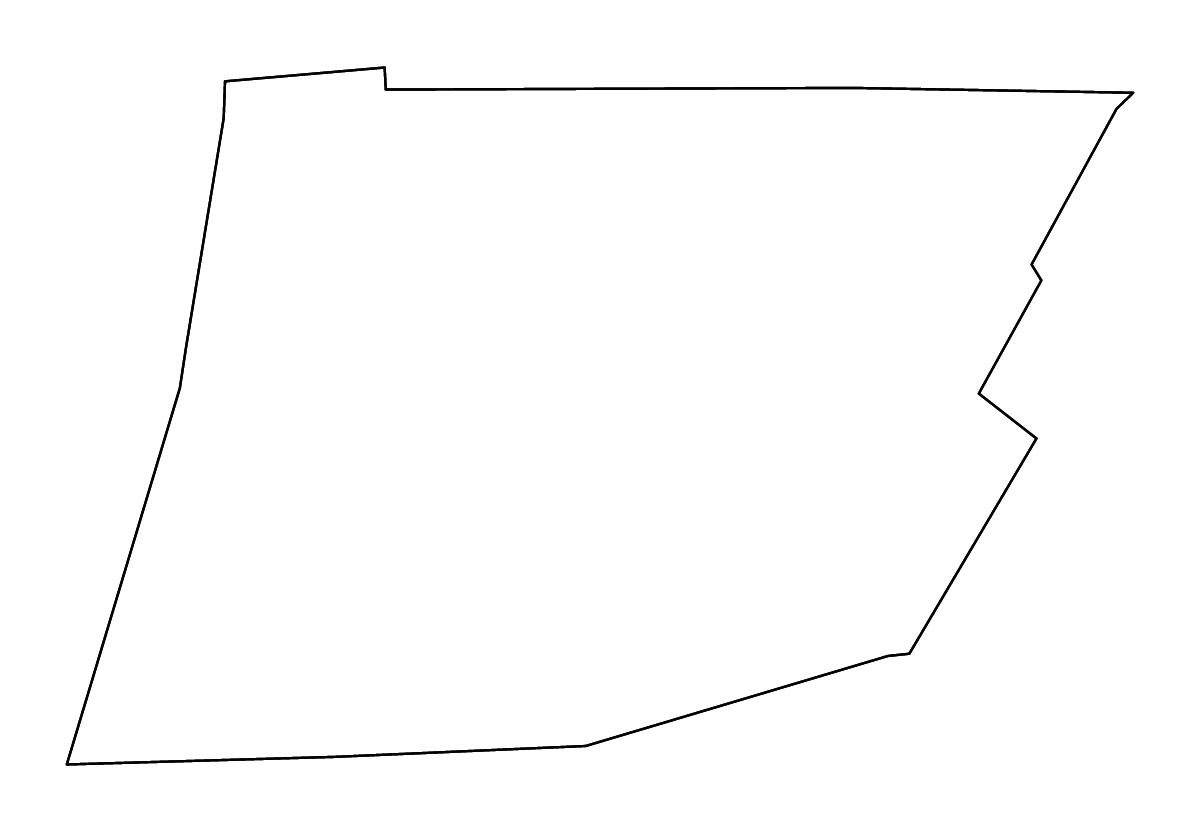 Mapa de contorno de Wyoming, Pennsylvania con ríos.