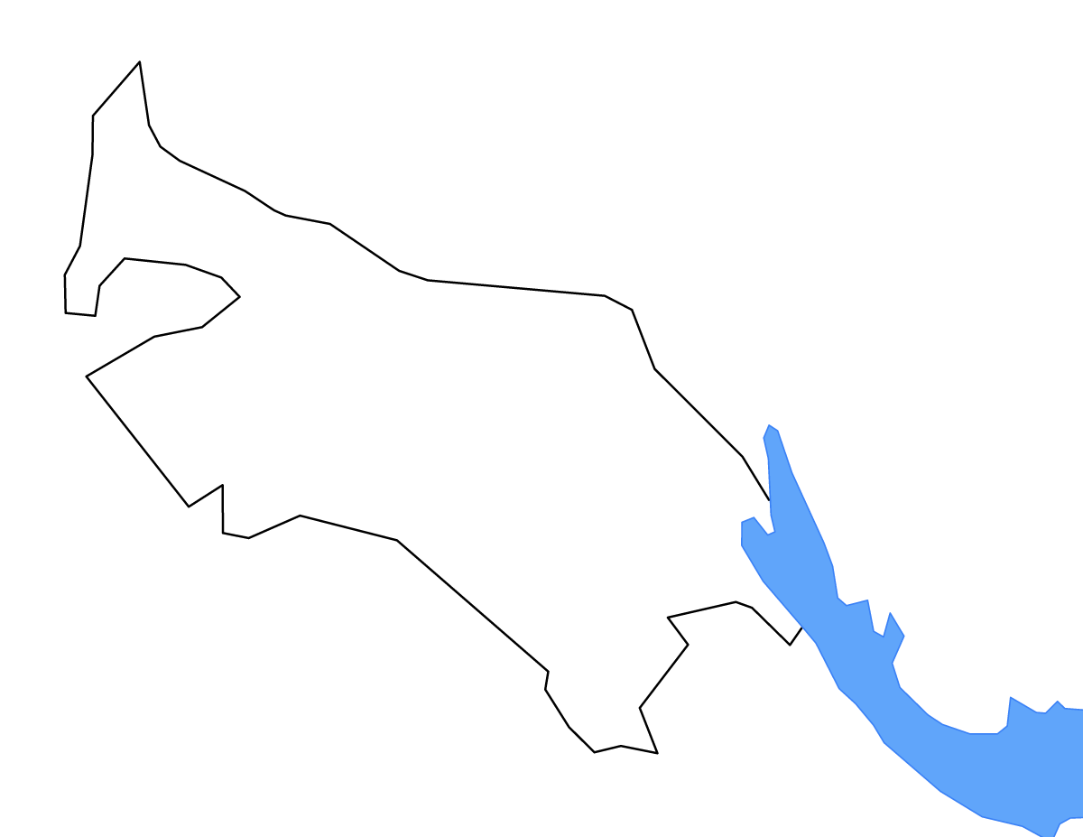 Mapa de contorno de Calhoun, South Carolina con lagos y ríos.