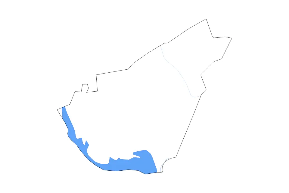 Mapa de Clarendon, South Carolina de tipo contorno, lagos y ríos para América del Norte, con contorno, lagos y ríos con elementos de agua como Lake Marion.