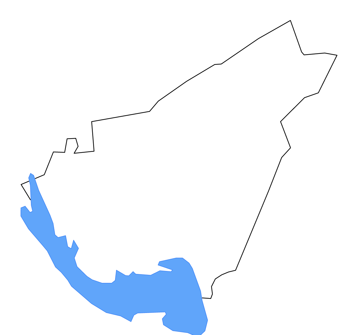 Mapa de contorno de Clarendon, South Carolina con lagos y ríos.
