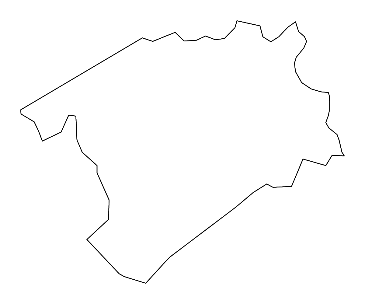 Mapa de contorno de Darlington, South Carolina con ríos.