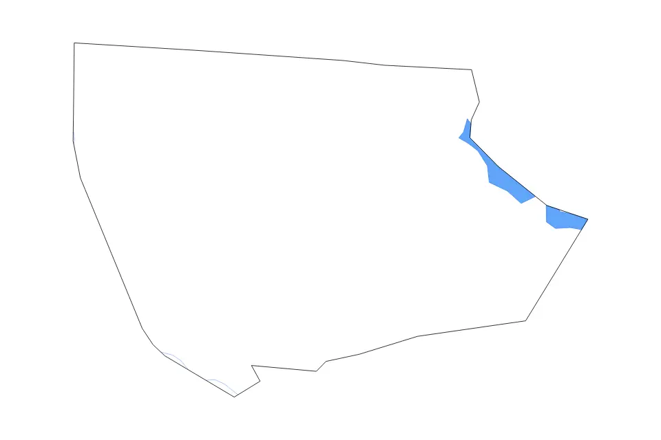 Mapa de Fairfield, South Carolina de tipo contorno, lagos y ríos para América del Norte, con contorno, lagos y ríos con elementos de agua como Wateree Lake.