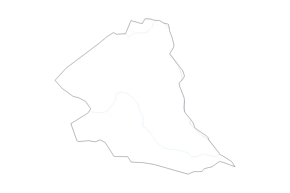 Mapa de Florence, South Carolina de tipo contorno y ríos para América del Norte, con contorno y ríos con límites limpios.