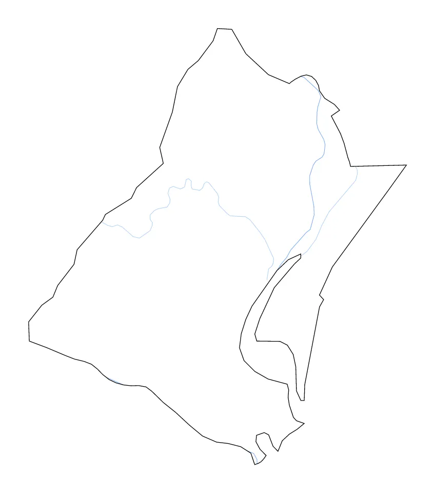 Georgetown outline map preview