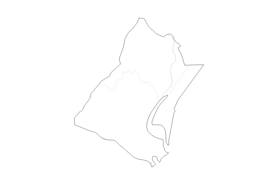 Carte de Georgetown, South Carolina de type contour et rivières pour Amérique du Nord, montrant contour et rivières avec des limites nettes.