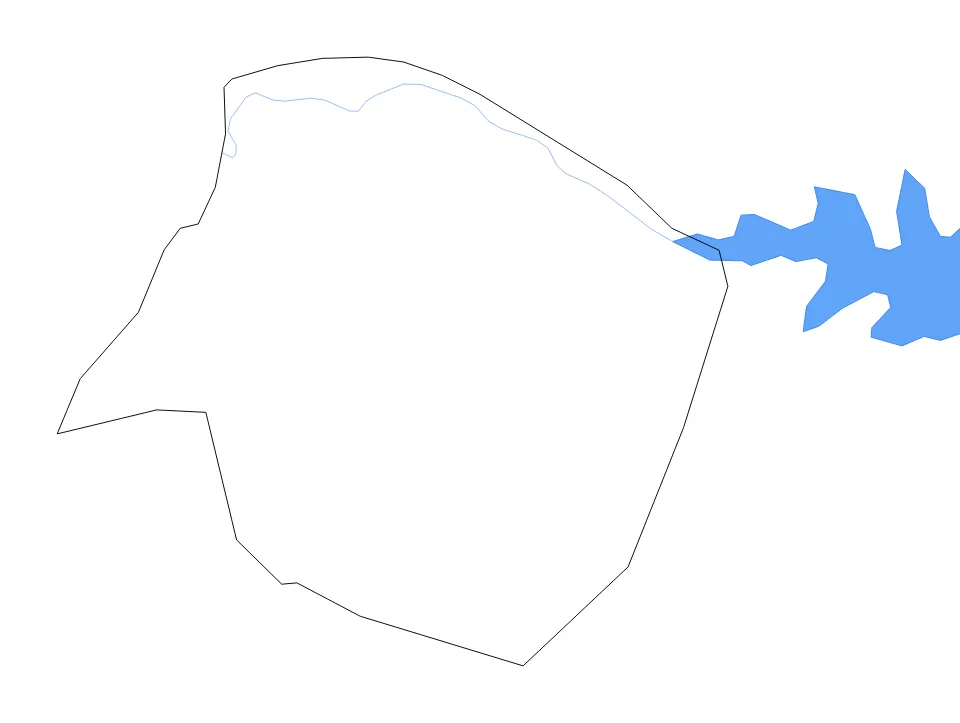 Saluda outline map preview