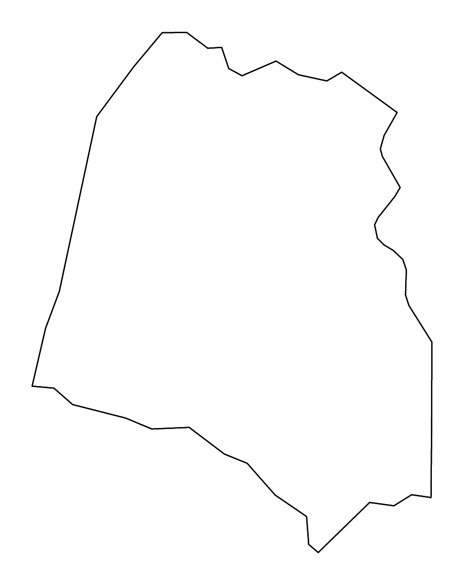 Mapa de contorno de Union, South Carolina con ríos.